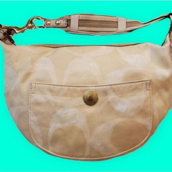 Authentic Vintage Y2K Coach Signature Hampton Shoulder Bag - Picture 14 of 16